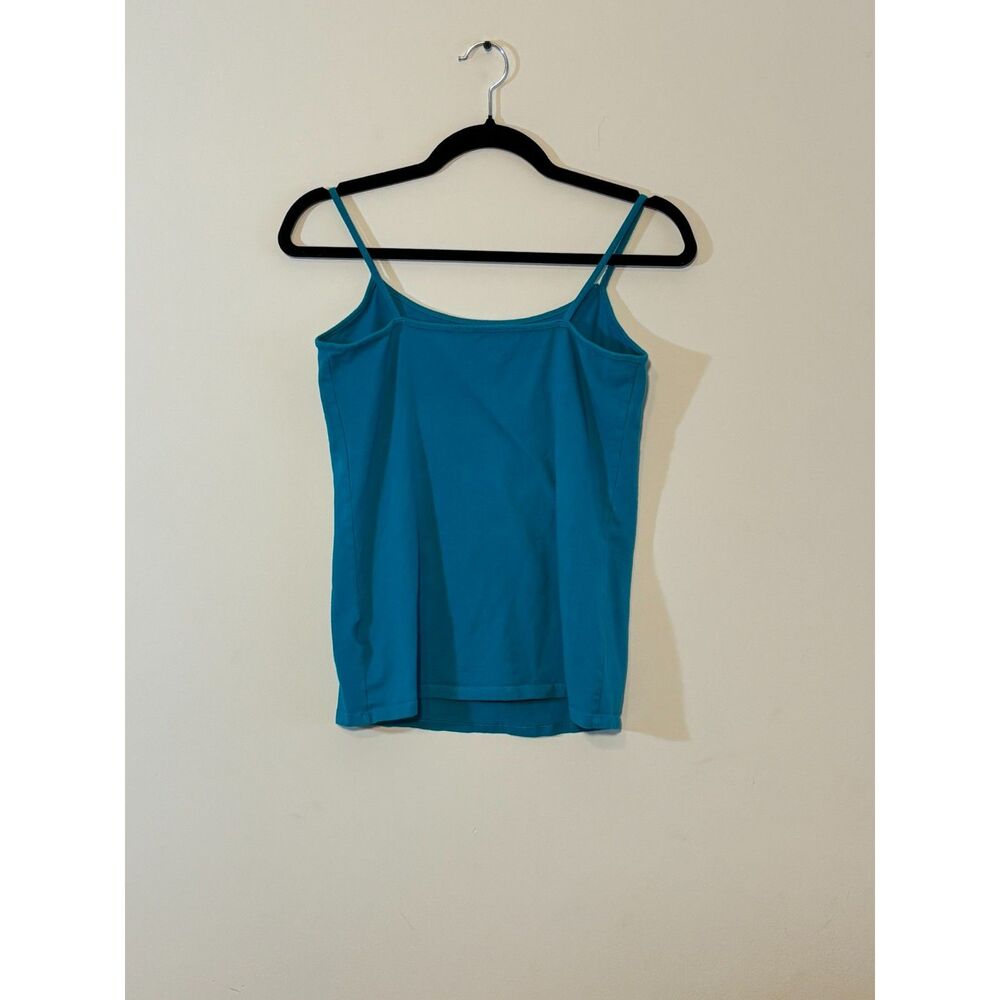 Faded Glory Teal Basic Cami Tank Adjustable Straps Size M